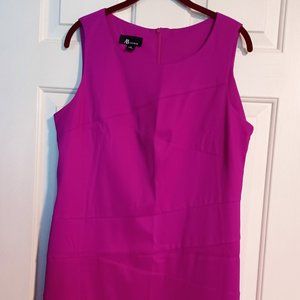 AB Studio Ladies Purple/Hot Pink/Fushia Sleeveless Sheath Dress / Size 14